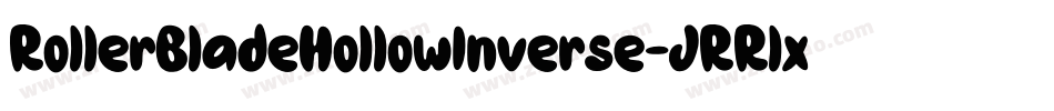 RollerBladeHollowInverse-JRRlx字体转换