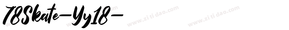 78Skate-Yy18字体转换