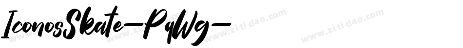 IconosSkate-PqWg字体转换