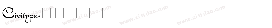 Civitype字体转换