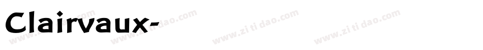 Clairvaux字体转换