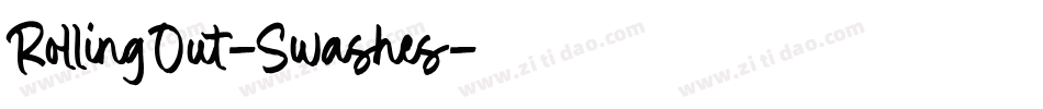 RollingOut-Swashes字体转换