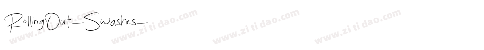 RollingOut-Swashes字体转换