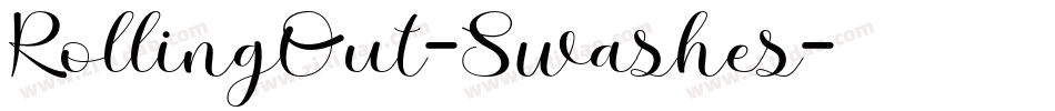 RollingOut-Swashes字体转换