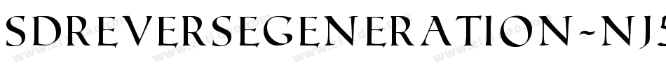SdReverseGeneration-nj5g字体转换