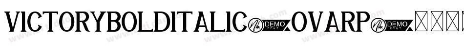 VictoryBoldItalic-OVARP字体转换