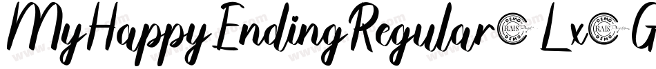 MyHappyEndingRegular-Lx7G字体转换