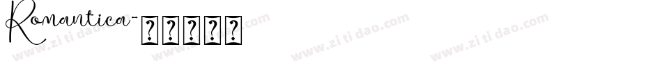 Romantica字体转换