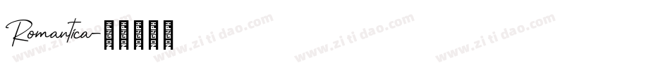 Romantica字体转换