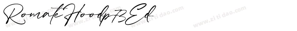 RomateHood-p73Ed字体转换