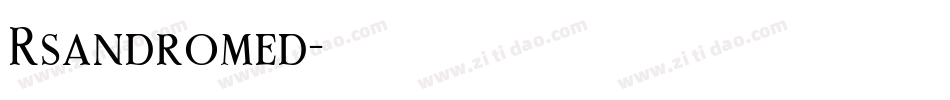 Rsandromed字体转换