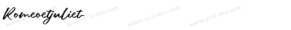 Romeoetjuliet字体转换