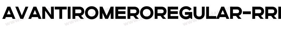 AvantiRomeroRegular-rRPp字体转换