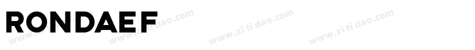 RondaEF字体转换
