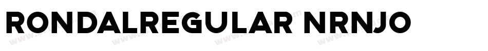 RondalRegular-nRnJO字体转换