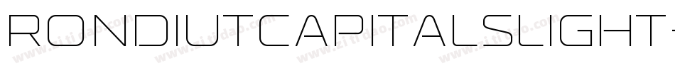 RondiutCapitalsLight-rPnO字体转换