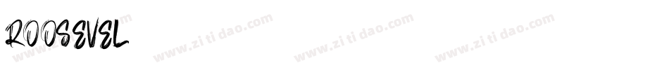 ROOSEVEL字体转换