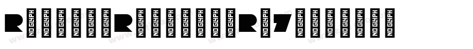 RoosterRegular-Rl7o字体转换