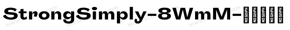StrongSimply-8WmM字体转换