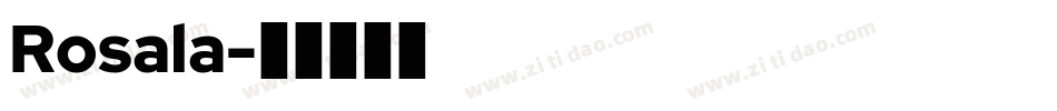 Rosala字体转换