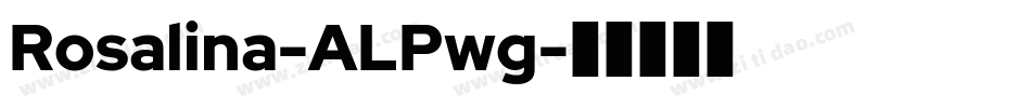 Rosalina-ALPwg字体转换