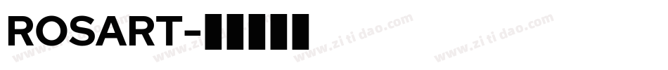 ROSART字体转换