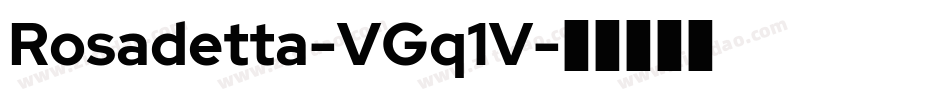Rosadetta-VGq1V字体转换