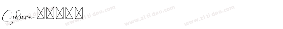 Saliere字体转换