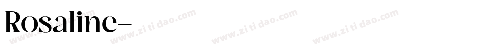 Rosaline字体转换