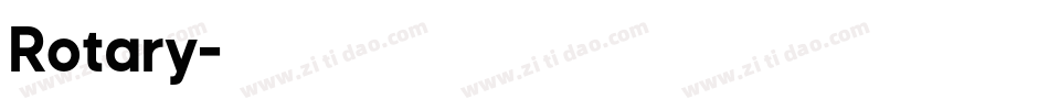 Rotary字体转换