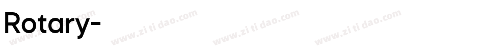 Rotary字体转换