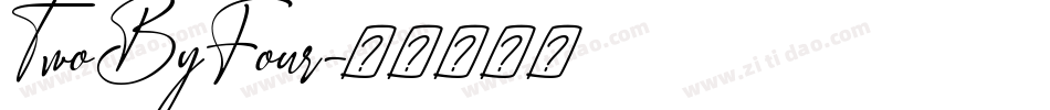 TwoByFour字体转换