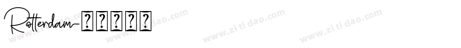 Rotterdam字体转换