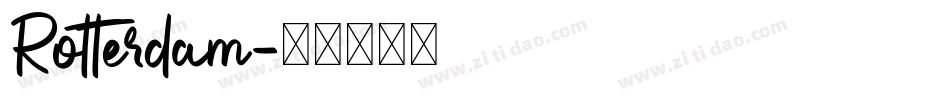 Rotterdam字体转换