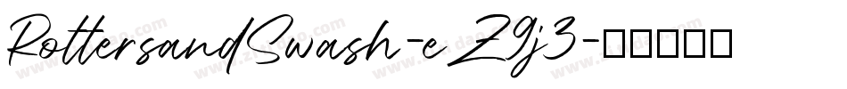 RottersandSwash-eZ9j3字体转换
