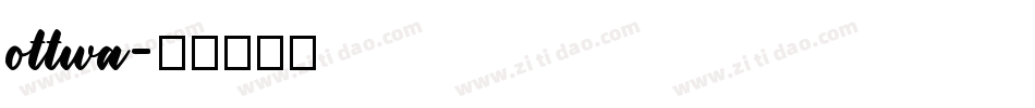ottwa字体转换