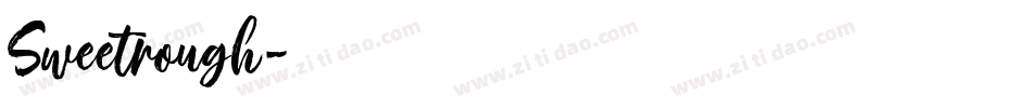 Sweetrough字体转换