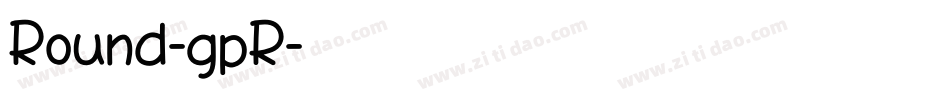 Round-gpR字体转换