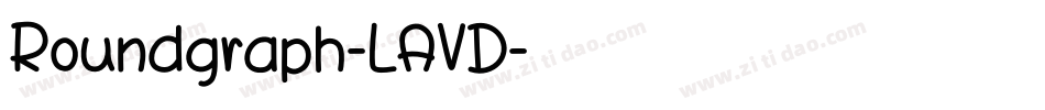 Roundgraph-LAVD字体转换