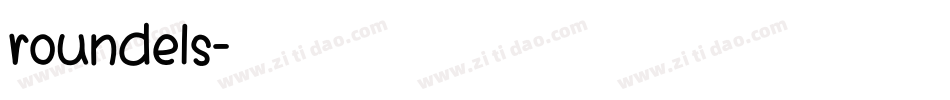 roundels字体转换