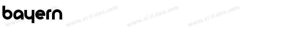 Bayern字体转换