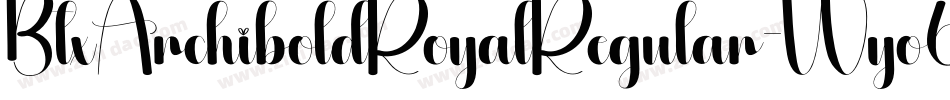 BtxArchiboldRoyalRegular-Wyo6G字体转换