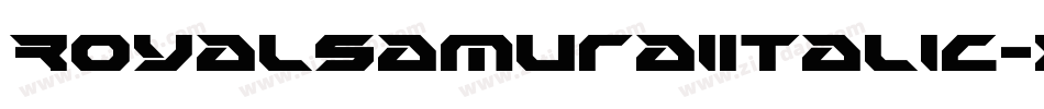RoyalSamuraiItalic-xmEr字体转换 RoyalSamuraiItalic-xmEr字体转换