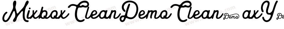 MixboxCleanDemoClean-axY6m字体转换