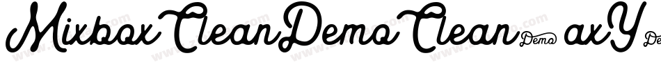 MixboxCleanDemoClean-axY6m字体转换