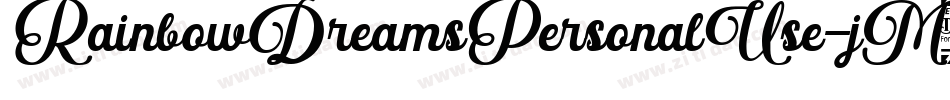 RainbowDreamsPersonalUse-jM20字体转换
