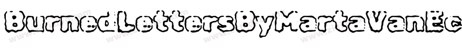 BurnedLettersByMartaVanEck-j7M9字体转换 BurnedLettersByMartaVanEck-j7M9字体转换