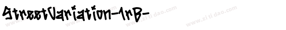 StreetVariation-1rB字体转换