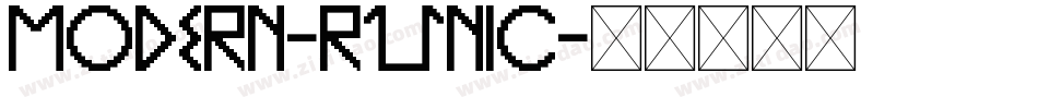 Modern-Runic字体转换