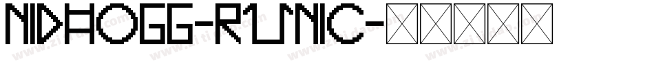 Nidhogg-Runic字体转换